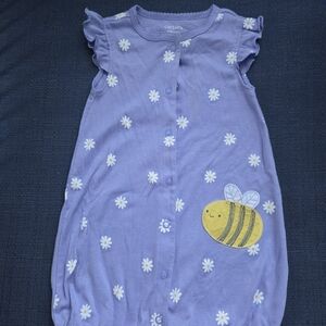 Carter's Purple Bee Print Kids Pajamas